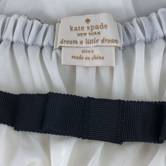 NWOT KATE SPADE Dream A LITTLE DREAM Sheer Mesh Babydoll Sleepwear Size Small - Picture 11 of 11